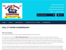 Tablet Screenshot of callityourscasseroles.com